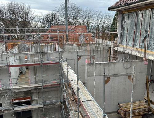 Fortschritt Neubau im Januar 2024